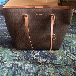 Michael Kors Dark Brown Signature Tote